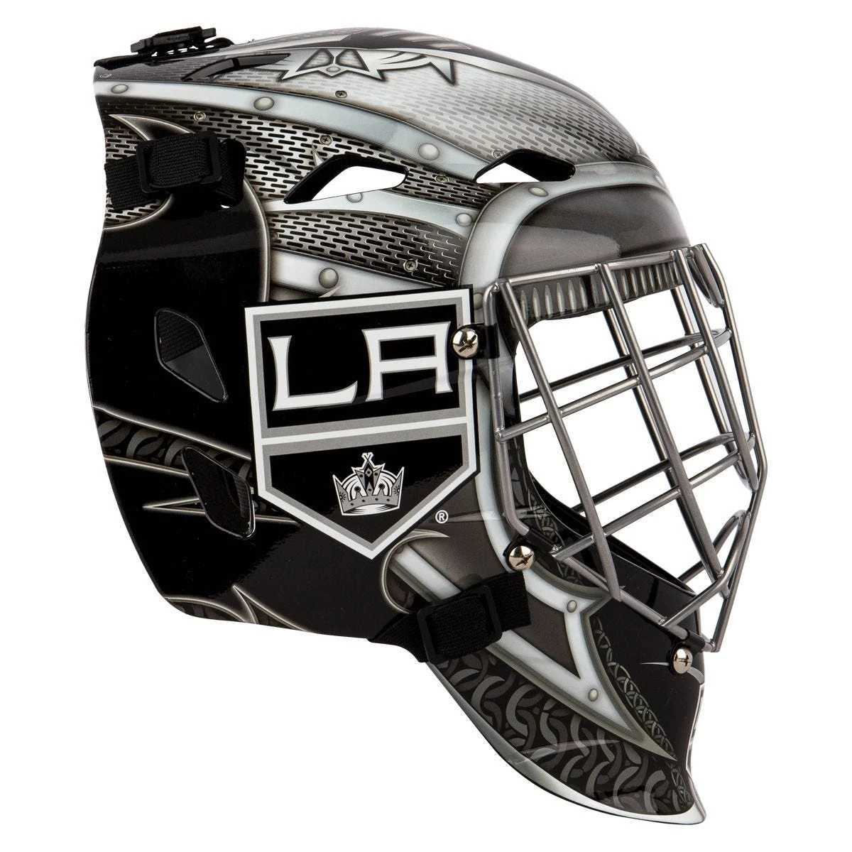 Franklin GFM 1500 Los Angeles Kings Goalie Face Mask 4 Franklin GFM 1500 Los Angeles Kings Goalie Face Mask - Image 2