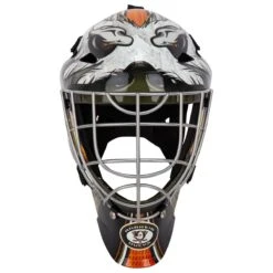Franklin GFM 1500 Anaheim Ducks Goalie Face Mask 10 Franklin GFM 1500 Anaheim Ducks Goalie Face Mask -Hockey Series Store 025725426584 inset3