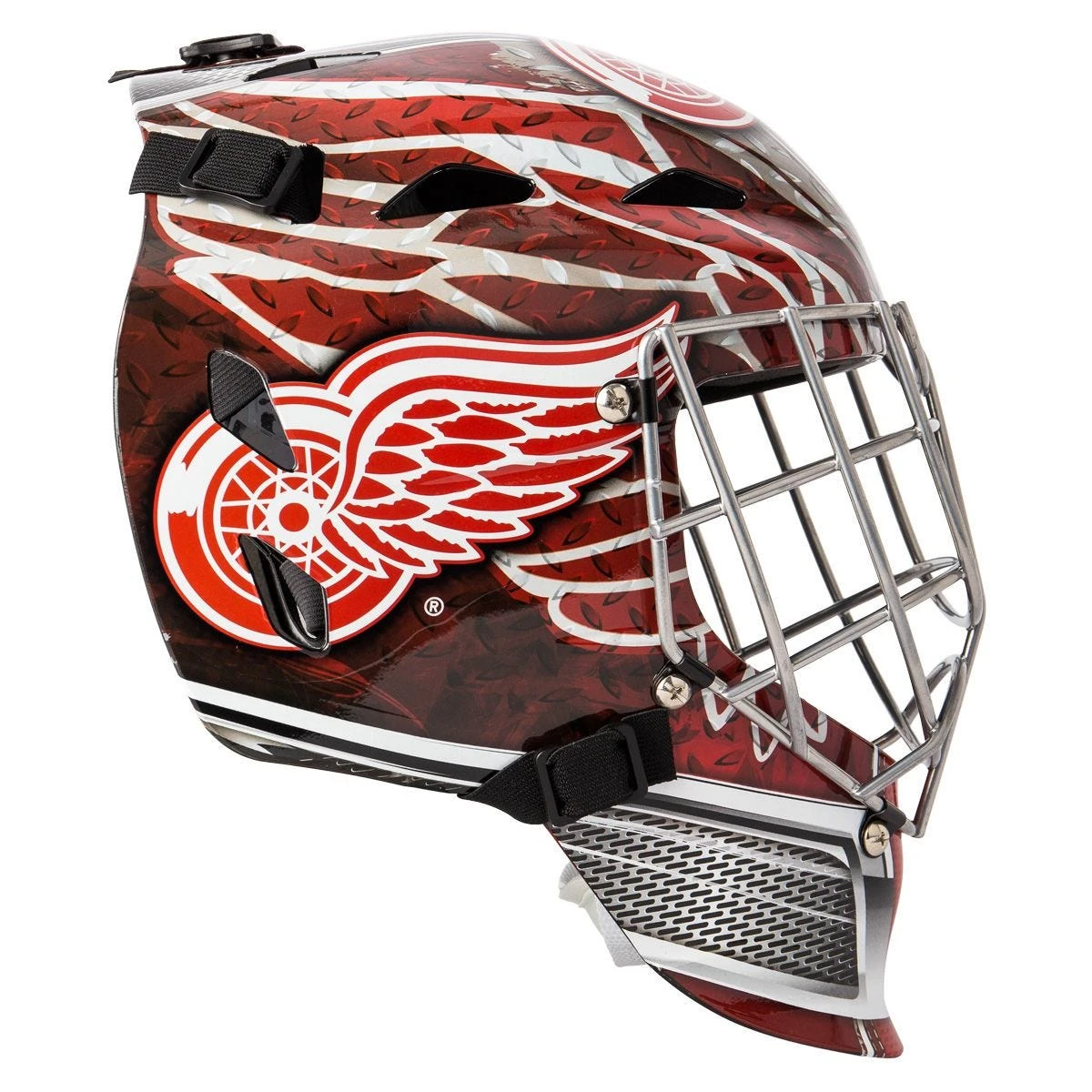 Franklin GFM 1500 Detroit Red Wings Goalie Face Mask 4 Franklin GFM 1500 Detroit Red Wings Goalie Face Mask - Image 2