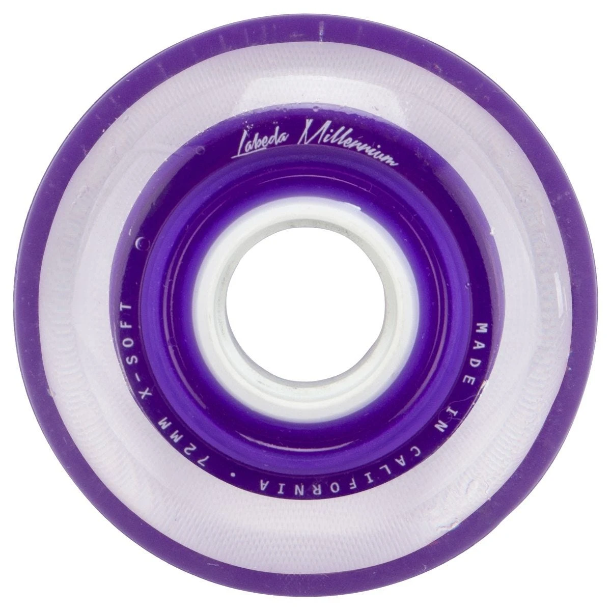 Labeda Gripper Millennium X-Soft 74A Roller Hockey Wheel - Purple 8 Labeda Gripper Millennium X-Soft 74A Roller Hockey Wheel - Purple - Image 6