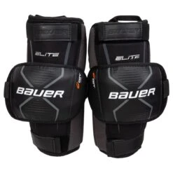 Bauer Elite Intermediate Goalie Knee Guards -Hockey Series Store 688698476033