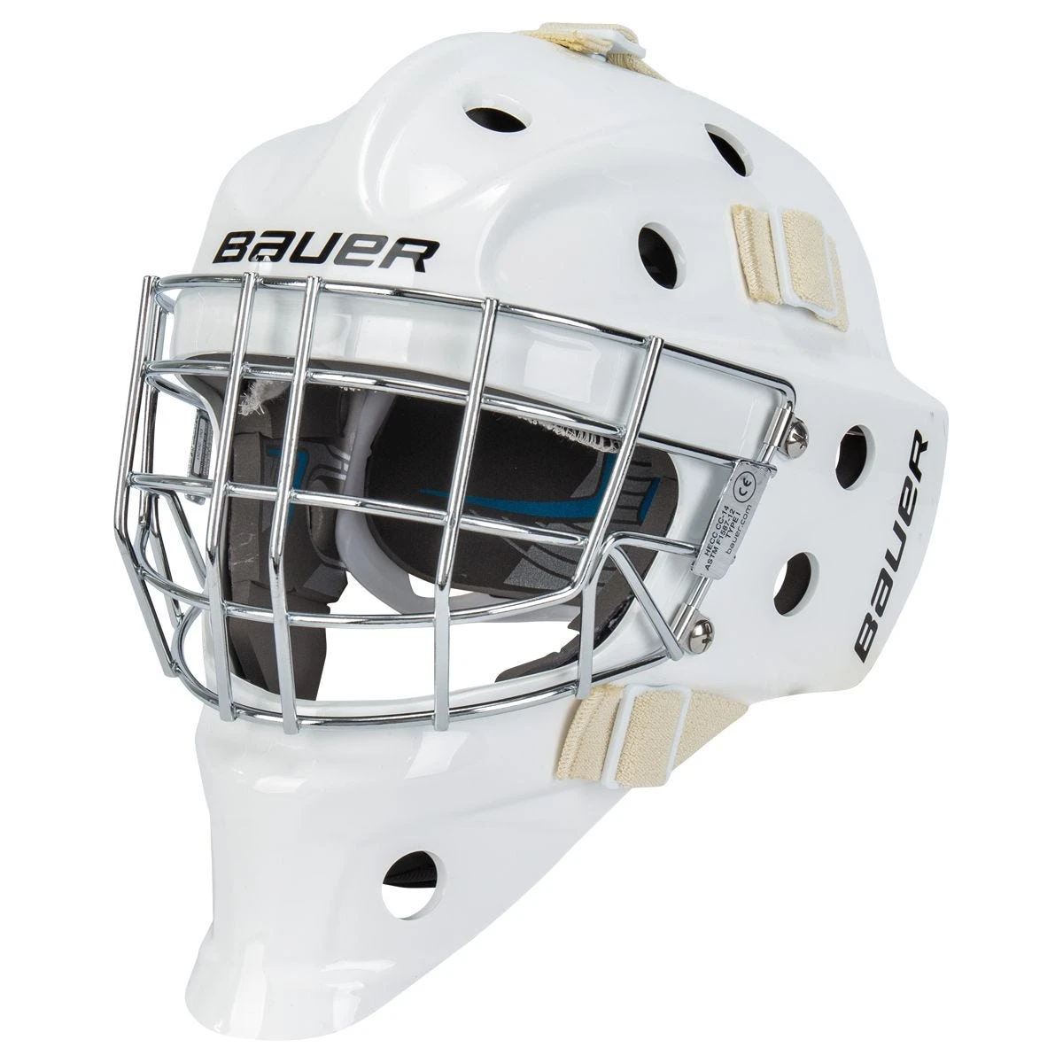Bauer 930 Junior Certified Straight Bar Goalie Mask 3 Bauer 930 Junior Certified Straight Bar Goalie Mask
