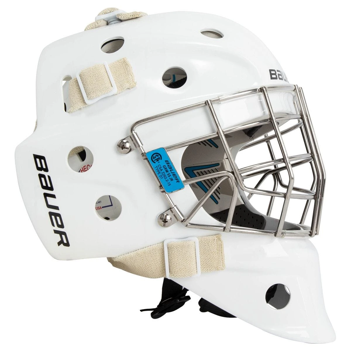 Bauer 940 Junior Certified Straight Bar Goalie Mask 4 Bauer 940 Junior Certified Straight Bar Goalie Mask - Image 2