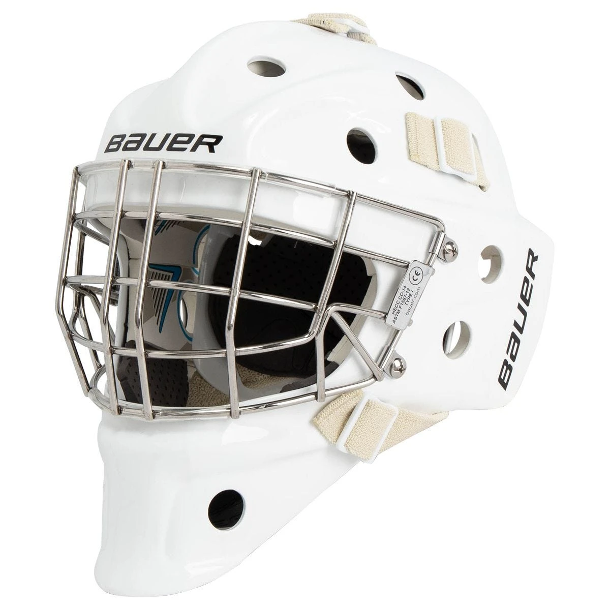 Bauer 940 Junior Certified Straight Bar Goalie Mask 3 Bauer 940 Junior Certified Straight Bar Goalie Mask