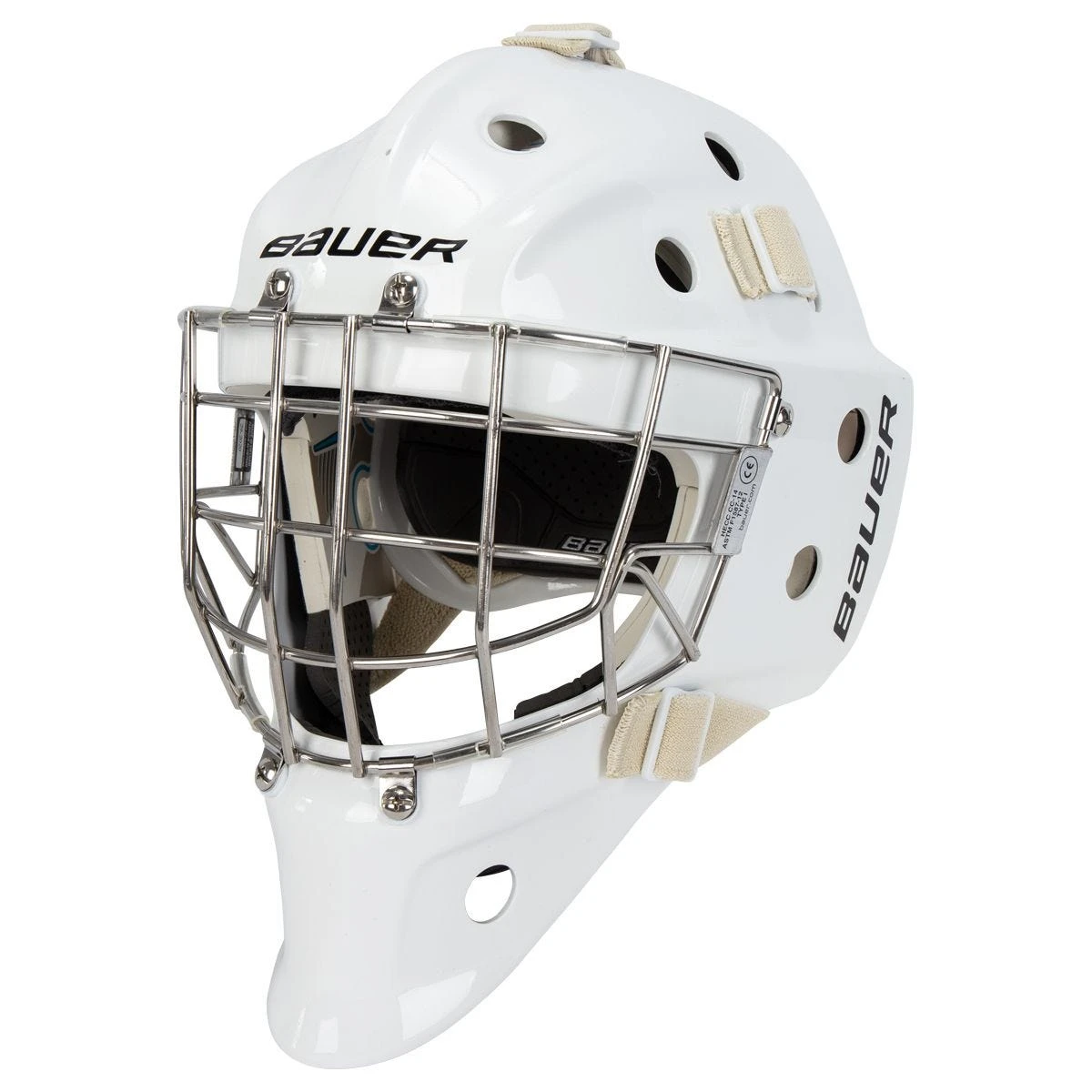 Bauer 940 Senior Certified Straight Bar Goalie Mask 3 Bauer 940 Senior Certified Straight Bar Goalie Mask
