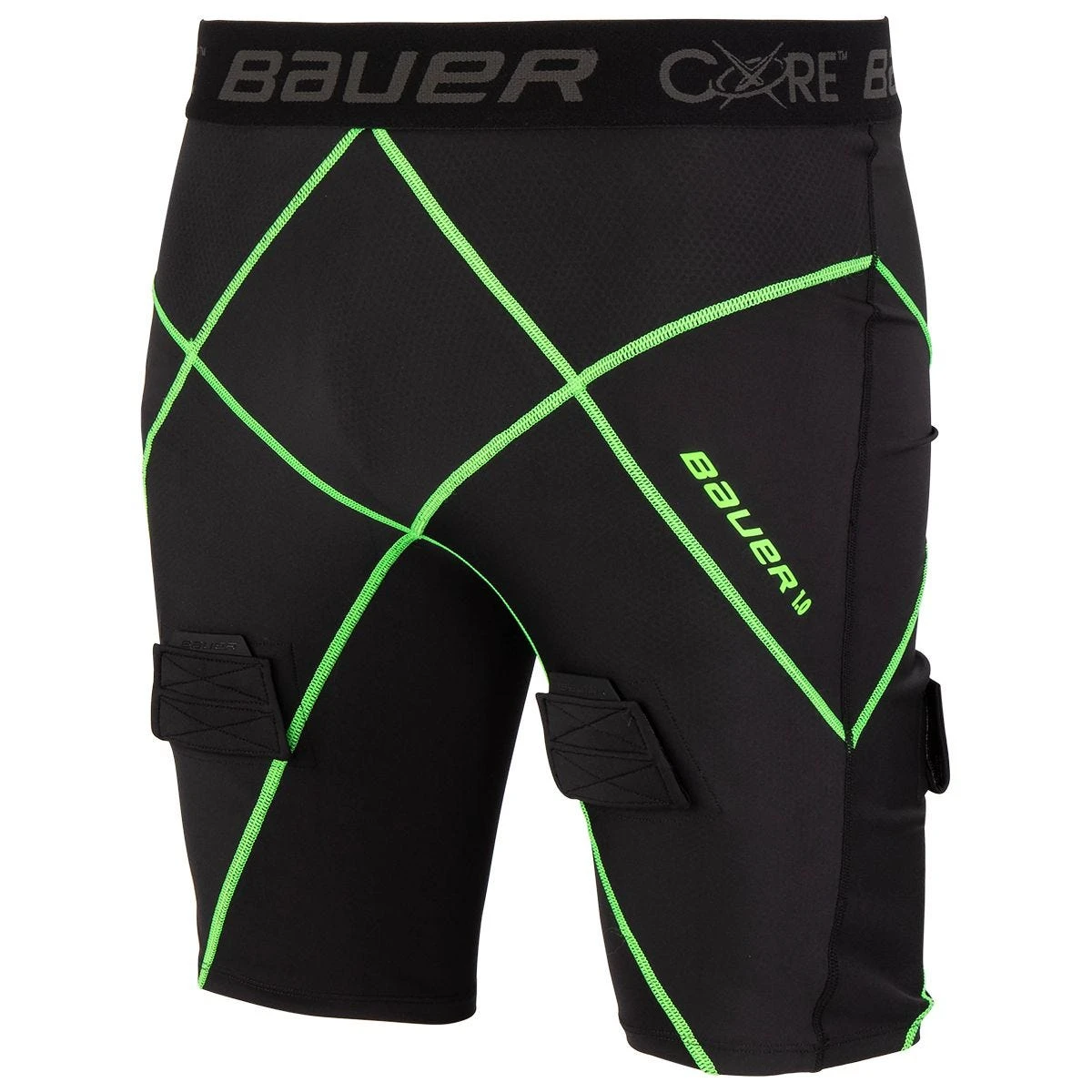Bauer Core 1.0 Senior Compression Jock Shorts W/Cup 3 Bauer Core 1.0 Senior Compression Jock Shorts W/Cup