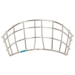 CCM Carbon Steel Youth Straight Bar Cage - Chrome -Hockey Series Store ccm goalie accessories carbon steel straight goalie cage yth chrome inset4