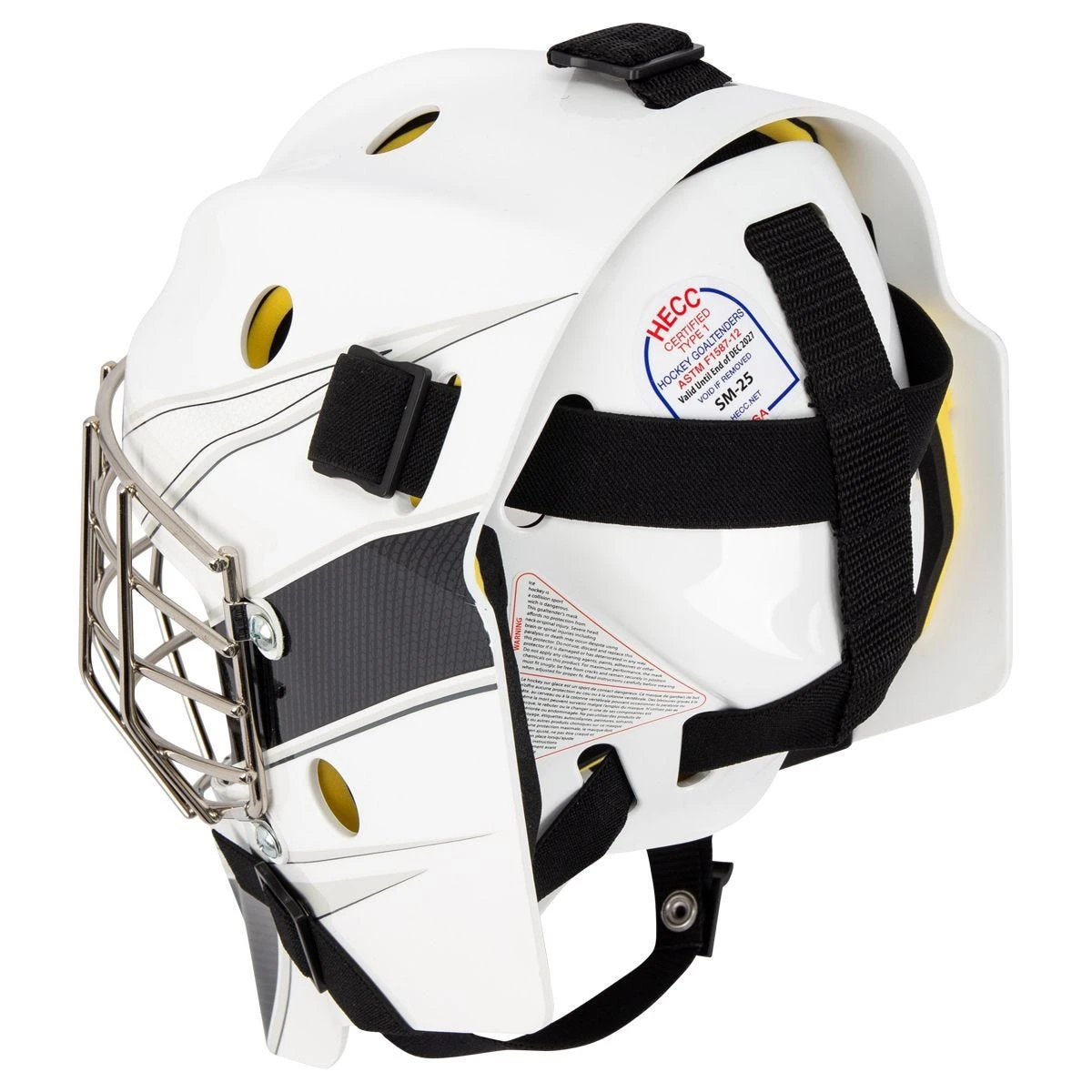CCM Axis A1.5 Senior Certified Straight Bar Goalie Mask - Team 6 CCM Axis A1.5 Senior Certified Straight Bar Goalie Mask - Team - Image 4