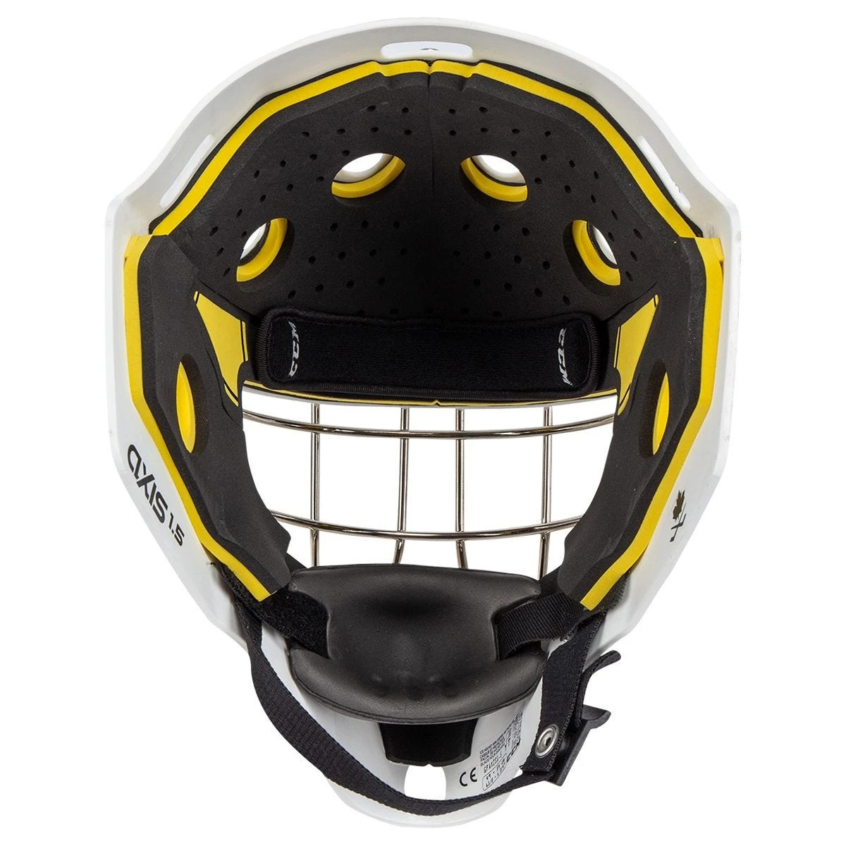 CCM Axis A1.5 Youth Certified Straight Bar Goalie Mask 8 CCM Axis A1.5 Youth Certified Straight Bar Goalie Mask - Image 6