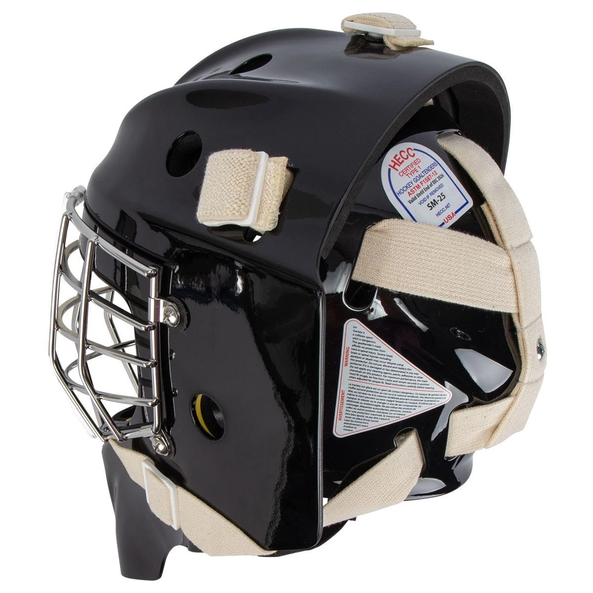 CCM Axis Pro Senior Certified Straight Bar Goalie Mask 6 CCM Axis Pro Senior Certified Straight Bar Goalie Mask - Image 4