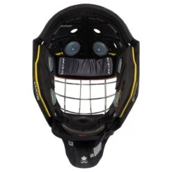 CCM Axis Pro Senior Certified Straight Bar Goalie Mask 13 CCM Axis Pro Senior Certified Straight Bar Goalie Mask -Hockey Series Store ccm goalie mask axis pro cert straight bar sr inset5