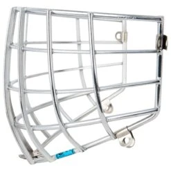 CCM Pro Titanium Certified Straight Bar Cage - Chrome -Hockey Series Store ccm goalie replacement cage pro cert straight chrome inset3
