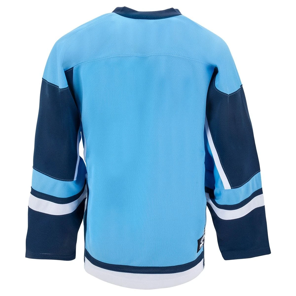 Stadium Adult Hockey Jersey - Powder Blue/Navy/White 4 Stadium Adult Hockey Jersey - Powder Blue/Navy/White - Image 2