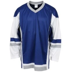 Stadium Adult Hockey Jersey - Royal/White/Gray