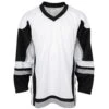 Stadium Adult Hockey Jersey - White/Black/Gray -Hockey Series Store firstar hockey jersey stadium wht blk gry inset4