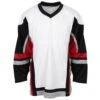 Stadium Adult Hockey Jersey - White/Black/Red 1 Stadium Adult Hockey Jersey - White/Black/Red -Hockey Series Store firstar hockey jersey stadium wht blk red inset5
