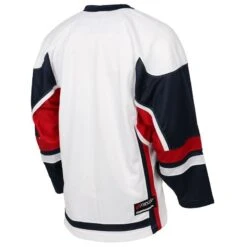 Stadium Youth Hockey Jersey - White/Navy/Red -Hockey Series Store firstar hockey jersey stadium wht nvy red jr inset2