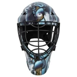 Seattle Kraken Franklin GFM 1500 Goalie Face Mask 10 Seattle Kraken Franklin GFM 1500 Goalie Face Mask -Hockey Series Store franklin hockey street goalie mask gfm 1500 sea inset2