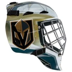 Vegas Golden Knights Franklin GFM 1500 Goalie Face Mask -Hockey Series Store franklin hockey street goalie mask gfn 1500 vgk inset1