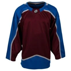 Colorado Avalanche MonkeySports Uncrested Adult Hockey Jersey
