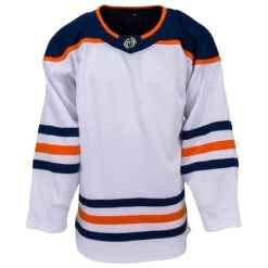 Edmonton Oilers MonkeySports Uncrested Adult Hockey Jersey -Hockey Series Store monkeysports hockey jersey uncrested edmonton oilers sr inset7