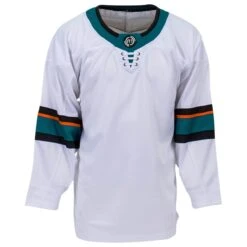 San Jose Sharks MonkeySports Uncrested Junior Hockey Jersey -Hockey Series Store monkeysports hockey jersey uncrested san jose sharks jr inset7