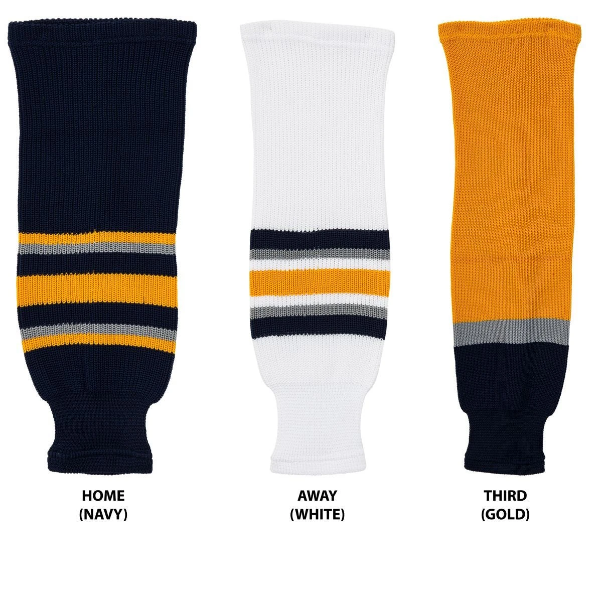 Buffalo Sabres MonkeySports Knit Hockey Socks 3 Buffalo Sabres MonkeySports Knit Hockey Socks