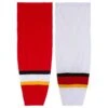 Calgary Flames MonkeySports Mesh Hockey Socks -Hockey Series Store monkeysports hockey socks mesh cgy inset2