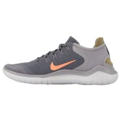 Nike Free RN 2018 Women's Running Shoes - Gunsmoke/Crimson Pulse/Atmospheric Grey