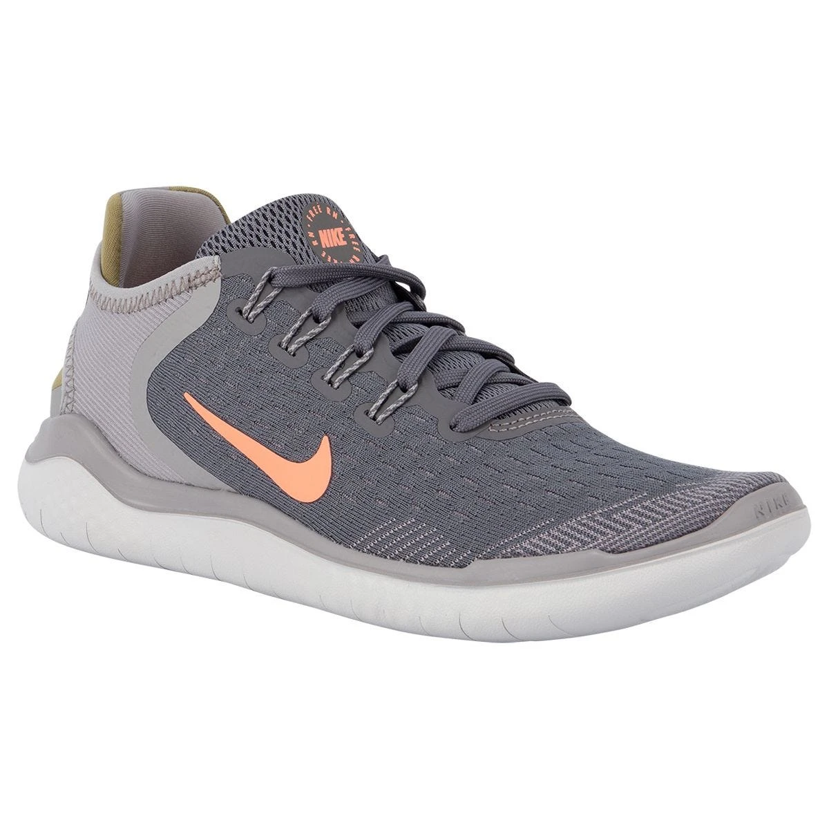 Nike Free RN 2018 Women's Running Shoes - Gunsmoke/Crimson Pulse/Atmospheric Grey 7 Nike Free RN 2018 Women's Running Shoes - Gunsmoke/Crimson Pulse/Atmospheric Grey - Image 6