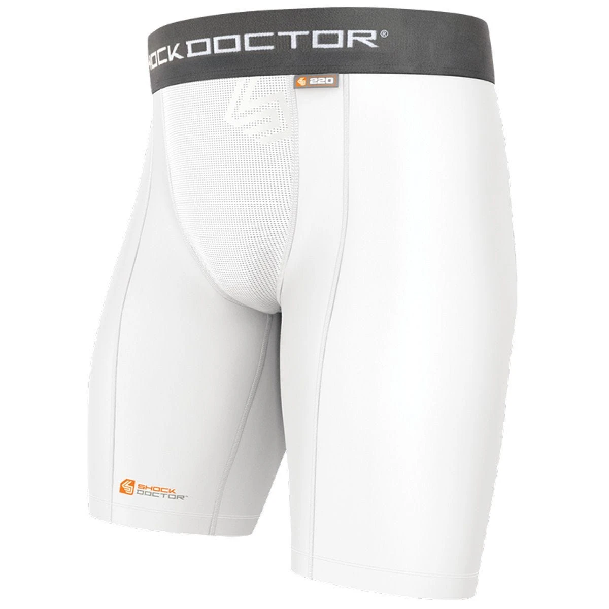 Shock Doctor 220 Core Compression Youth Shorts W/Cup Pocket 3 Shock Doctor 220 Core Compression Youth Shorts W/Cup Pocket