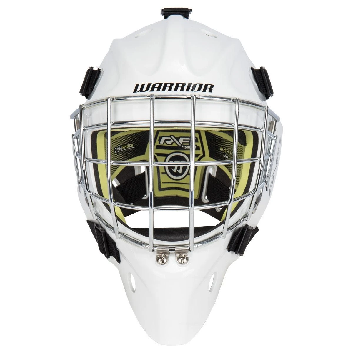Warrior Ritual R/F1 Junior Certified Straight Bar Goalie Mask 5 Warrior Ritual R/F1 Junior Certified Straight Bar Goalie Mask - Image 3