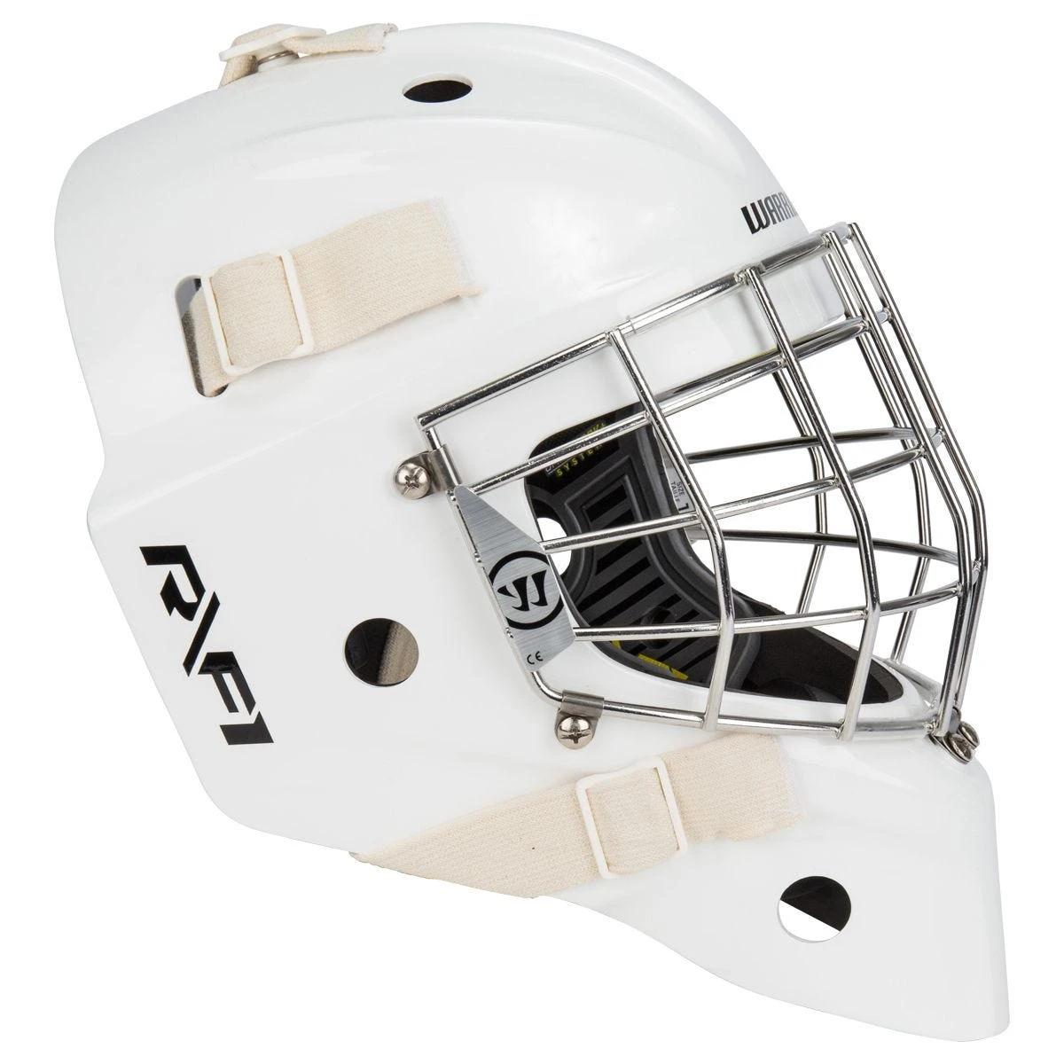 Warrior Ritual R/F1 Pro Senior Certified Straight Bar Goalie Mask 4 Warrior Ritual R/F1 Pro Senior Certified Straight Bar Goalie Mask - Image 2
