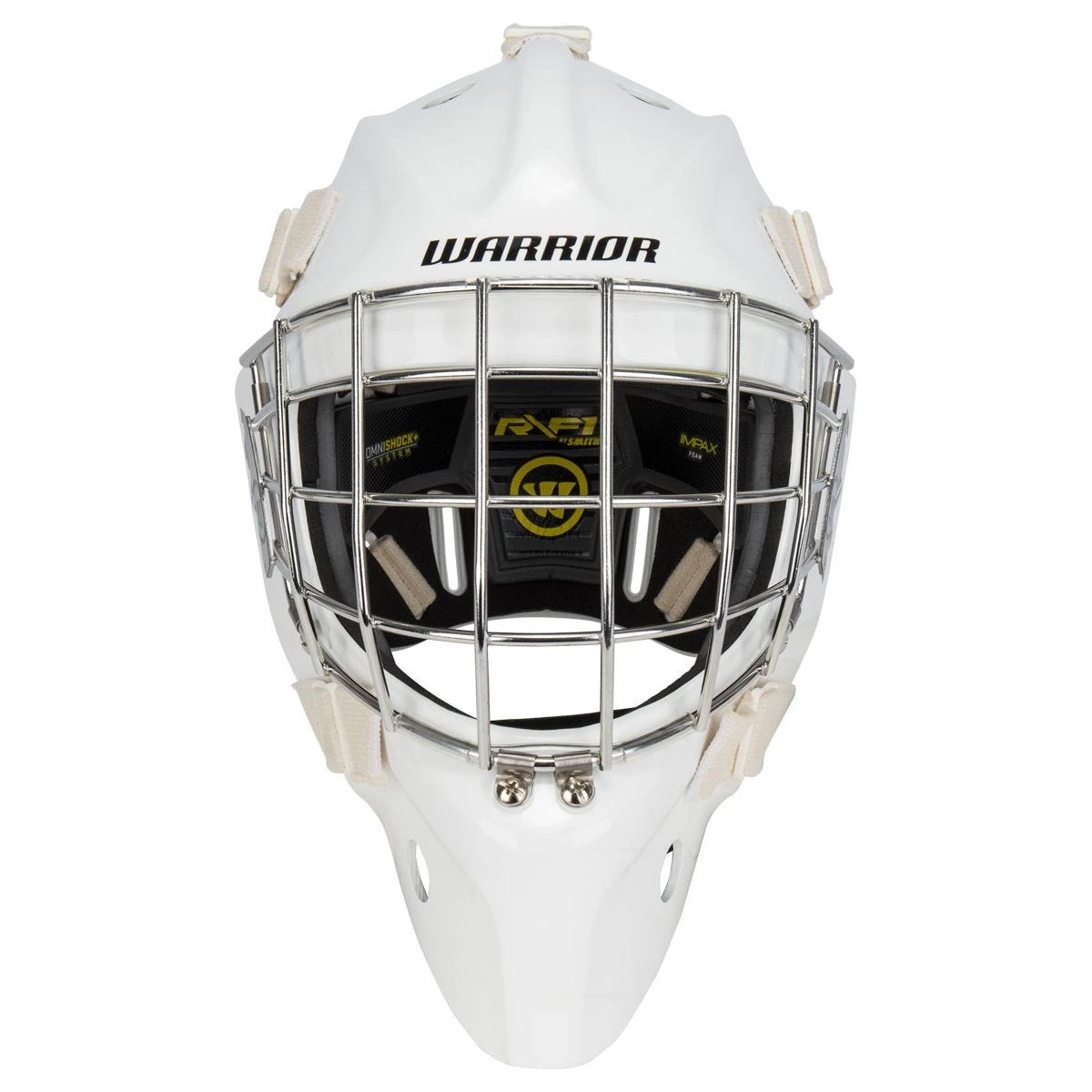Warrior Ritual R/F1 Pro Senior Certified Straight Bar Goalie Mask 5 Warrior Ritual R/F1 Pro Senior Certified Straight Bar Goalie Mask - Image 3