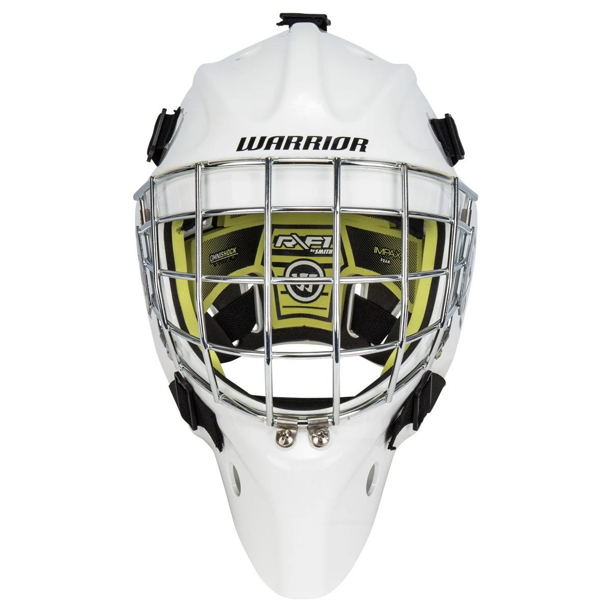 Warrior Ritual R/F1 Senior Certified Straight Bar Goalie Mask 5 Warrior Ritual R/F1 Senior Certified Straight Bar Goalie Mask - Image 3