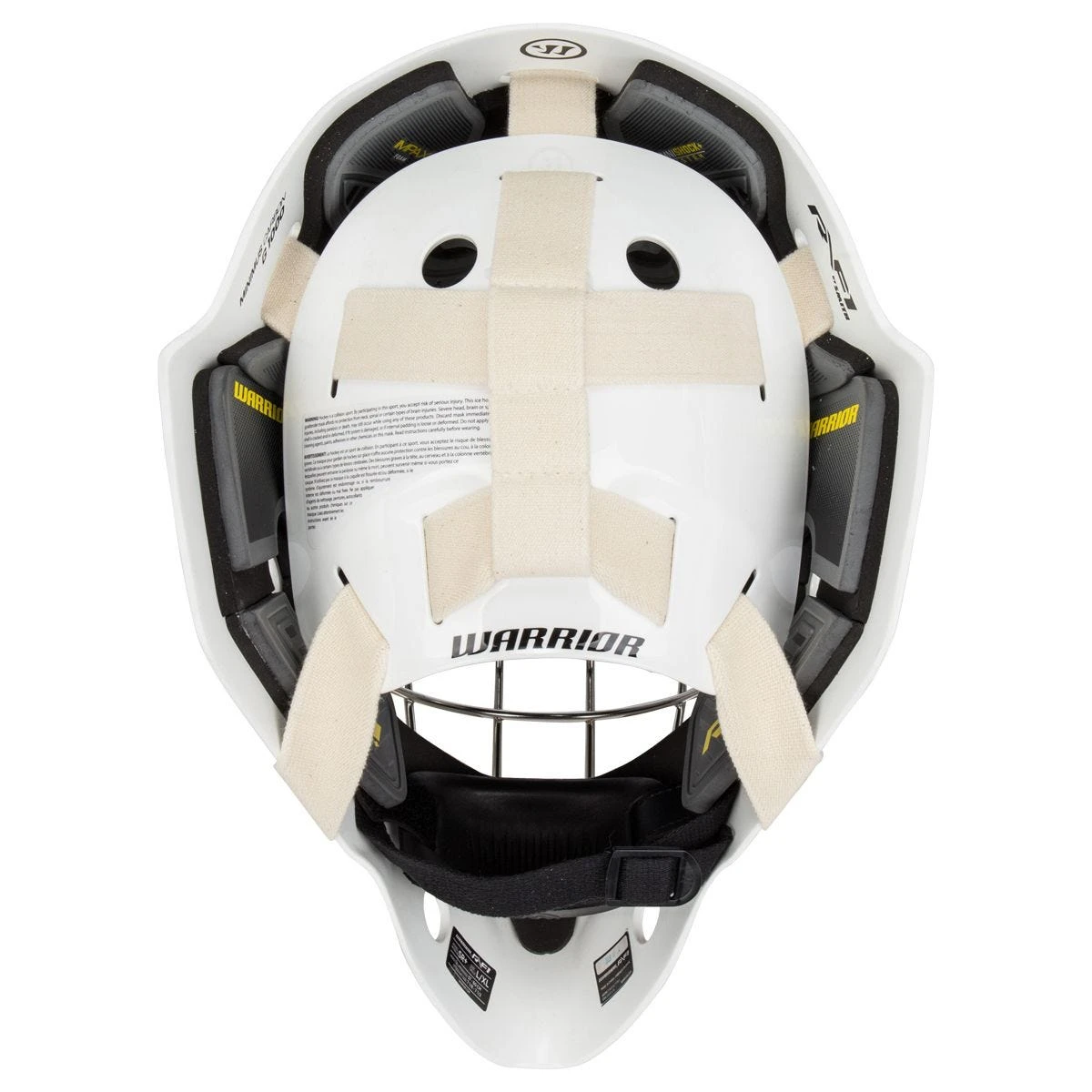Warrior Ritual R/F1 Senior+ Certified Straight Bar Goalie Mask 7 Warrior Ritual R/F1 Senior+ Certified Straight Bar Goalie Mask - Image 5